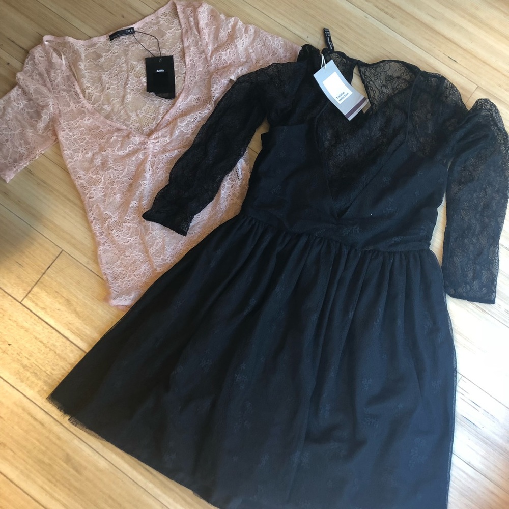 NWT Zara — lots of lace!